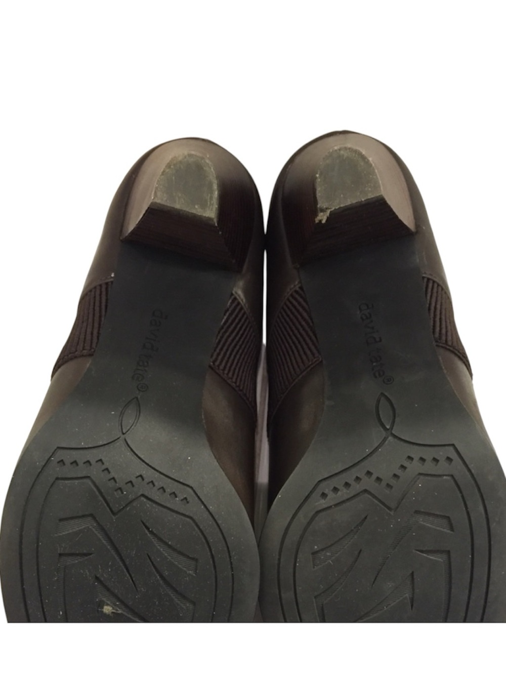 David Tate Citadel Dark Brown Leather Comfort Pumps Shoes Heels Size 7.5 - Picture 7 of 8